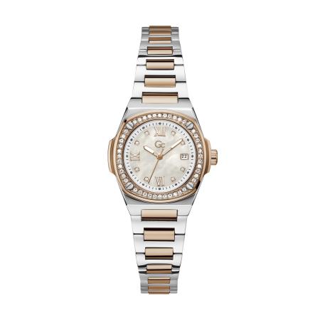 GC Gc Analoog horloge Coussin goud / zilver / transparant