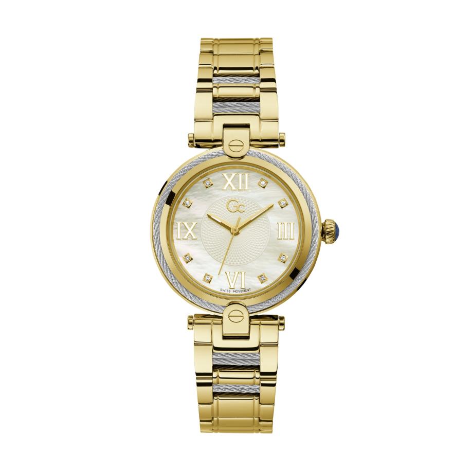 GC Gc Analoog horloge Fusion Cable goud / zilver / wit -