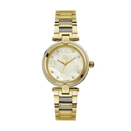 GC Gc Analoog horloge Fusion Cable goud / zilver / wit
