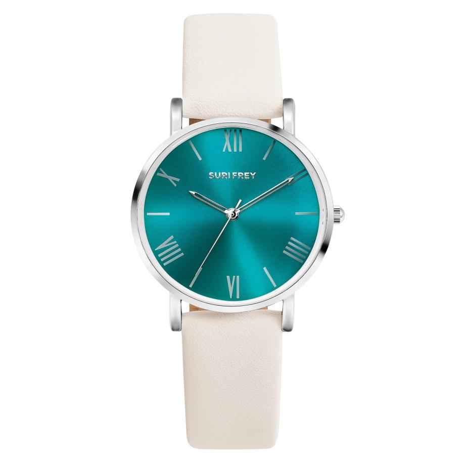 Suri Frey Analoog horloge Gracey beige / turquoise Bruin