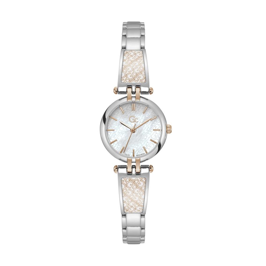 GC Gc Analoog horloge goud / zilver / wit -