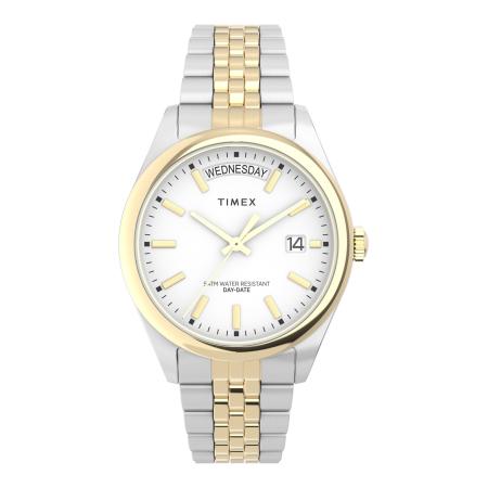 Timex TIMEX Analoog horloge Legacy Day and Date goud / zilver