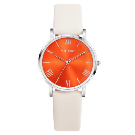 Suri Frey Analoog horloge Gracey beige / oranje