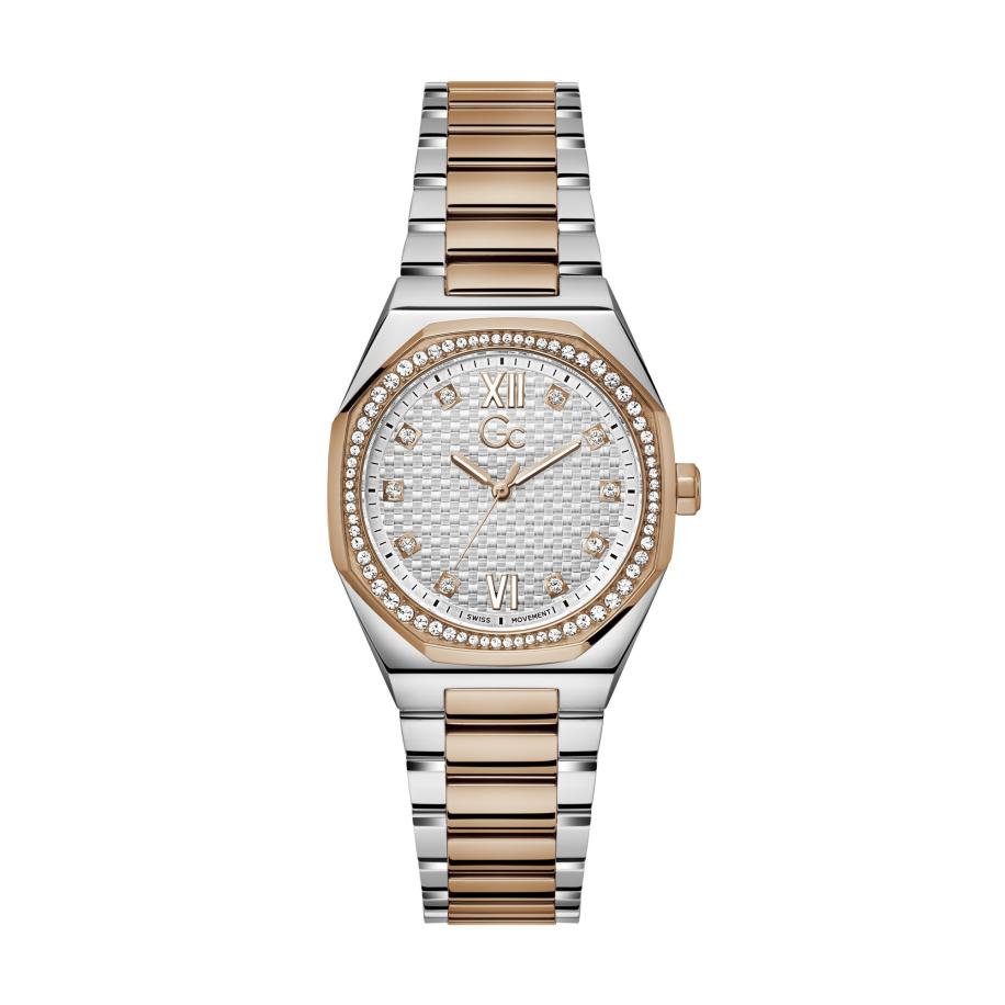 GC Gc Analoog horloge Coussin Sleek goud / zilver -