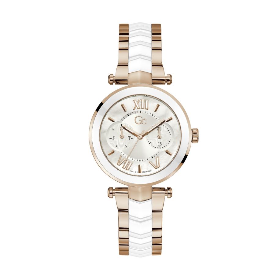 GC Gc Analoog horloge Illusion goud / wit -