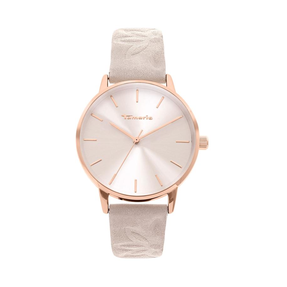 Tamaris Analoog horloge beige Bruin