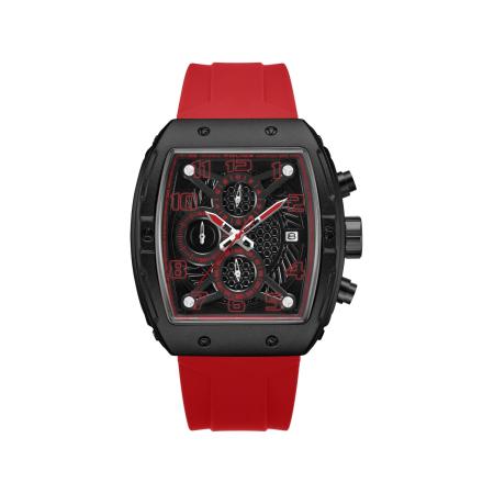 Police POLICE Analoog horloge Coswig rood / zwart