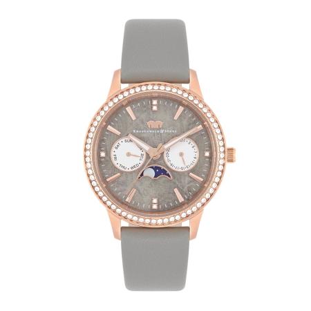 Rhodenwald & Söhne Rhodenwald & Söhne Analoog horloge rose-goud / grijs