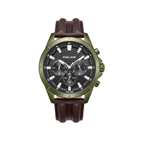 Police POLICE Analoog horloge Malawi grijs / zwart