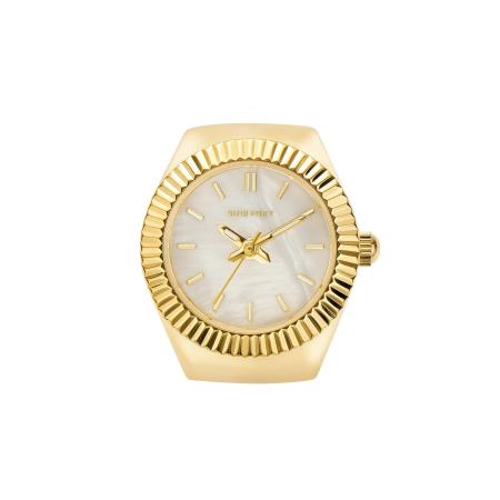 Suri Frey Suri Frey Analoog horloge Valley goud / parelwit