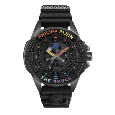 Philipp Plein Analoog horloge THE $KULL blauw / geel / oranje / zwart
