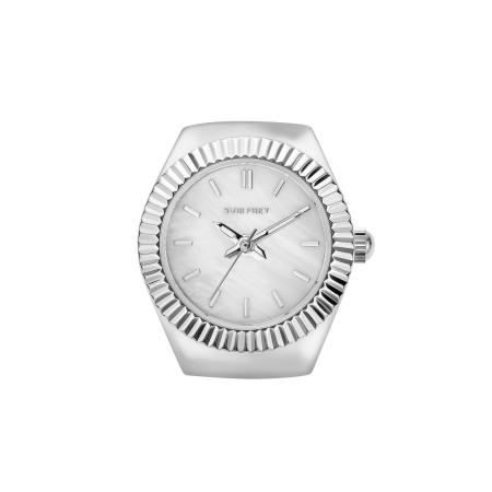 Suri Frey Suri Frey Analoog horloge Valley zilver / parelwit