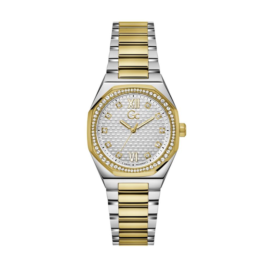 GC Gc Analoog horloge Coussin Sleek goud / zilver -