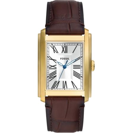 Fossil FOSSIL Analoog horloge CARRAWAY bruin / goud / zwart / wit