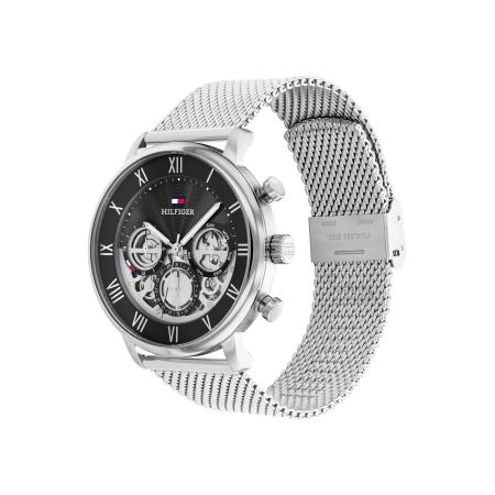 Tommy Hilfiger TOMMY HILFIGER Analoog horloge Legend zwart / zilver