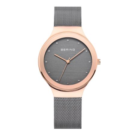 BERING BERING Analoog horloge rose-goud / donkergrijs