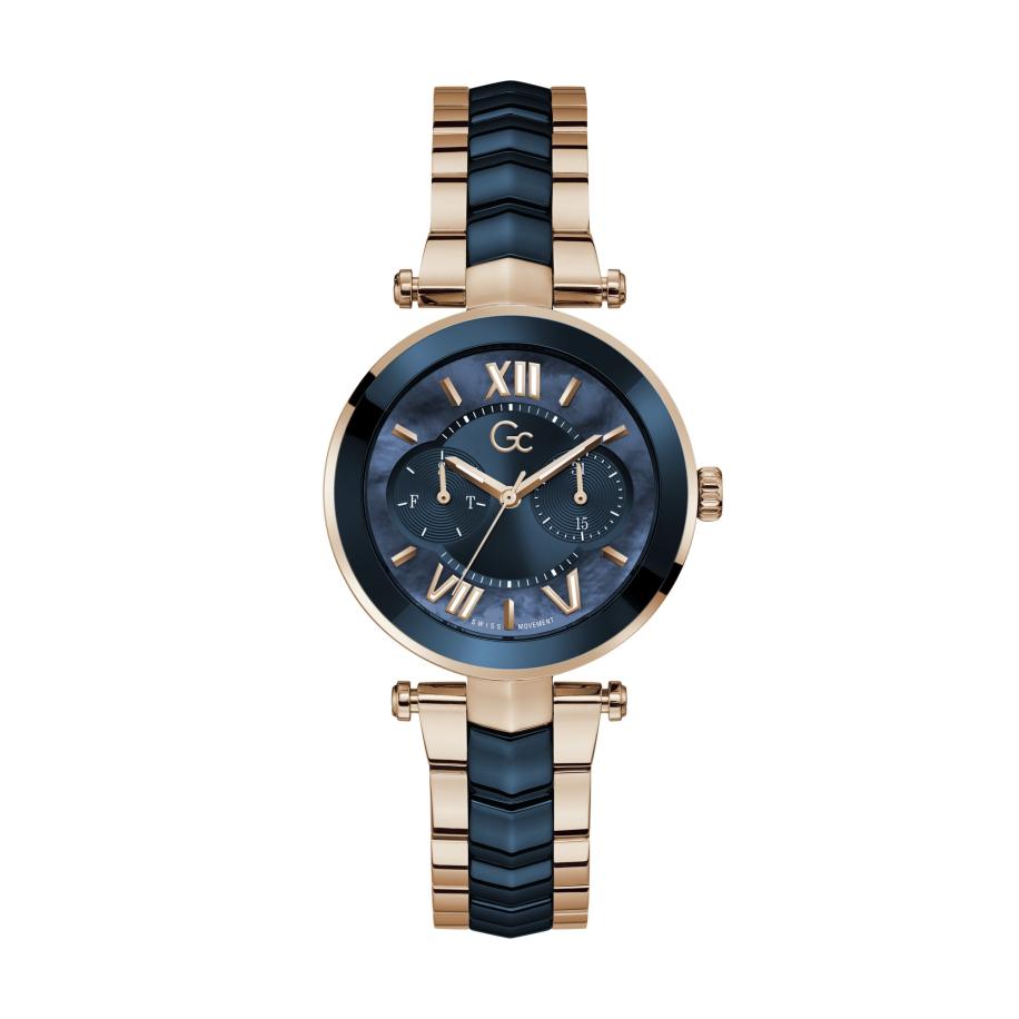 GC Gc Analoog horloge blauw / rose-goud -