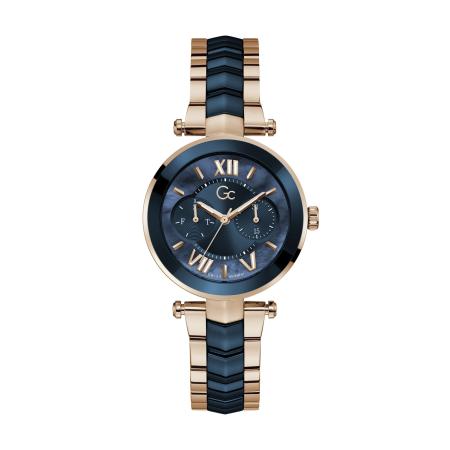 GC Gc Analoog horloge blauw / rose-goud