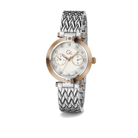 GC Gc Analoog horloge Vogue beige / zilver