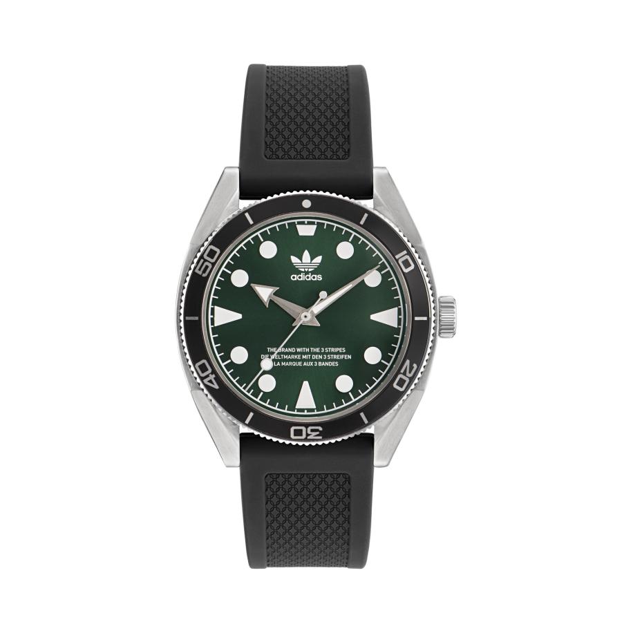 Adidas ADIDAS ORIGINALS Analoog horloge EDITION TWO zilvergrijs / zwart -