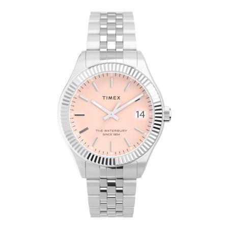Timex TIMEX Analoog horloge Waterbury pink / zilver