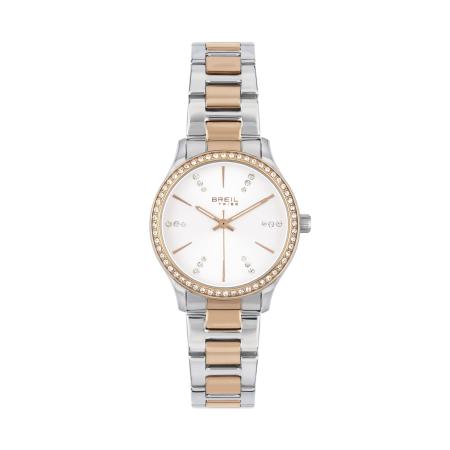 Breil Breil Analoog horloge Abby goud / zilver / wit