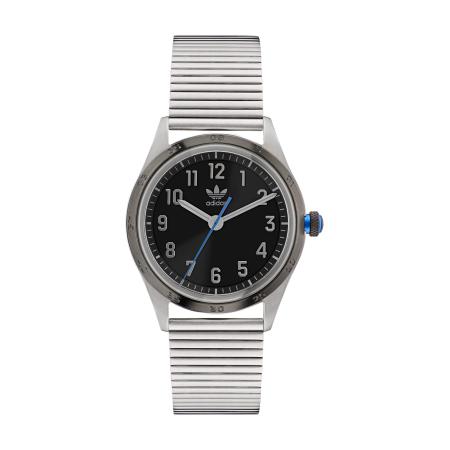 Adidas ADIDAS ORIGINALS Analoog horloge zwart / zilver