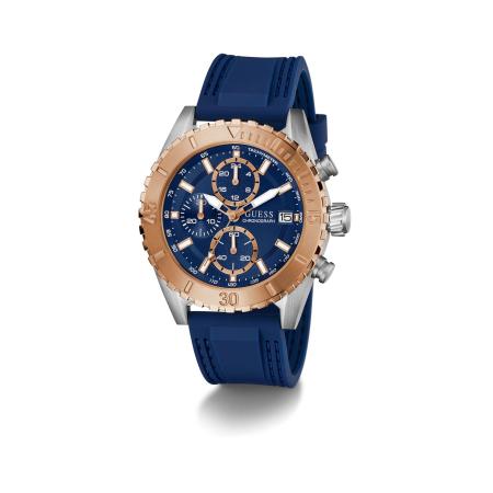 Guess GUESS Analoog horloge DEFENDER blauw / brons / zilver