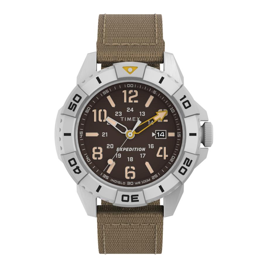 TIMEX Analoog horloge bruin Bruin