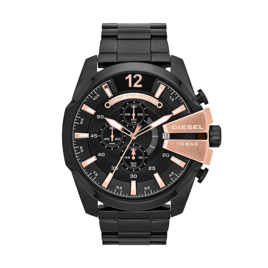 Diesel DIESEL Analoog horloge Mega Chief oudroze / zwart -
