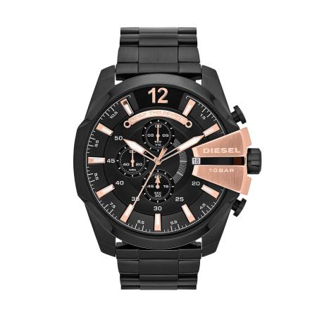 Diesel DIESEL Analoog horloge Mega Chief oudroze / zwart