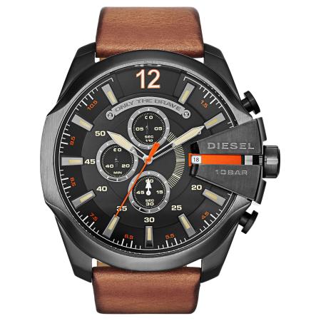 Diesel DIESEL Analoog horloge Mega Chief lichtbruin / zwart
