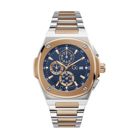 Gc Analoog horloge navy / goud / zilver