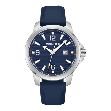 Police POLICE Analoog horloge Mensor donkerblauw / rood / zilver