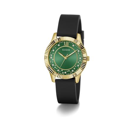 GUESS Analoog horloge STARSTRUCK goud / groen / zwart