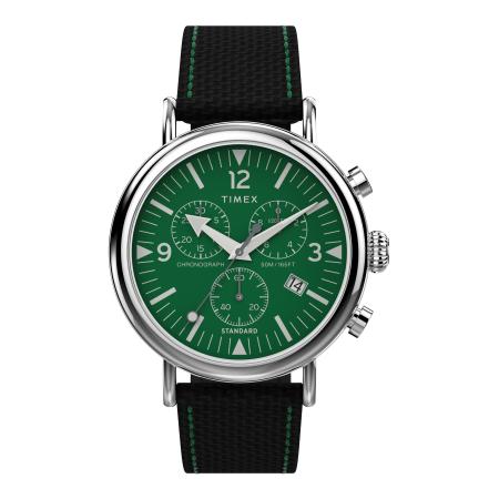TIMEX Analoog horloge Standard Essential Collection groen / zwart / zilver