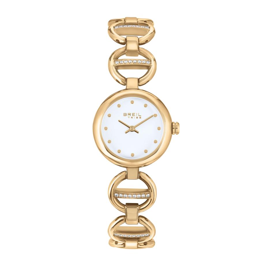 Breil Analoog horloge CAMELIA goud / wit Wit