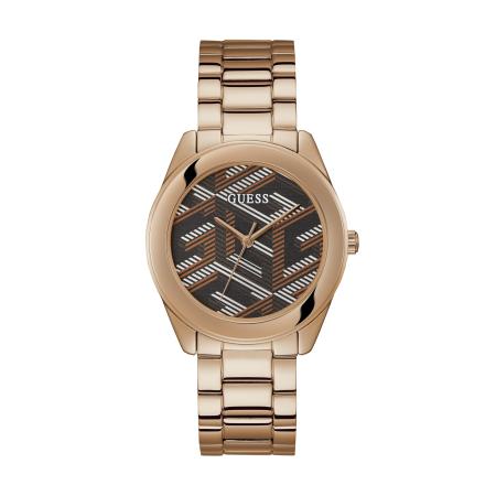 Guess GUESS Analoog horloge CUBED goud / zwart