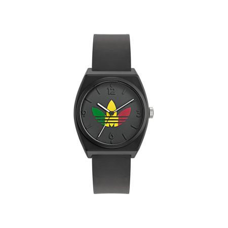 Adidas ADIDAS ORIGINALS Analoog horloge Project Two Grfx geel / groen / rood / zwart