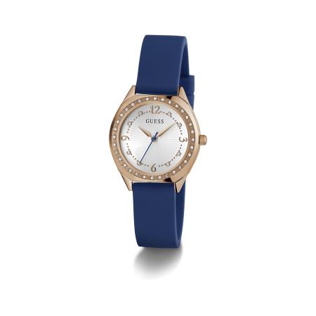 GUESS Analoog horloge CHARLOTTE navy / rose-goud