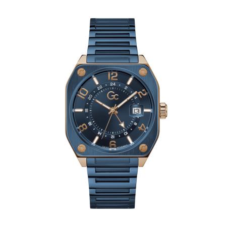 Gc Analoog horloge Airborne blauw / goud