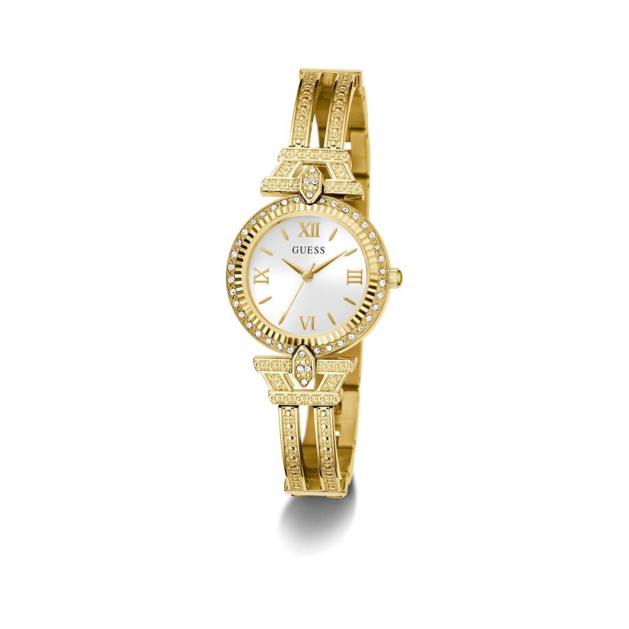 GUESS Analoog horloge DELPHINE goud Goud