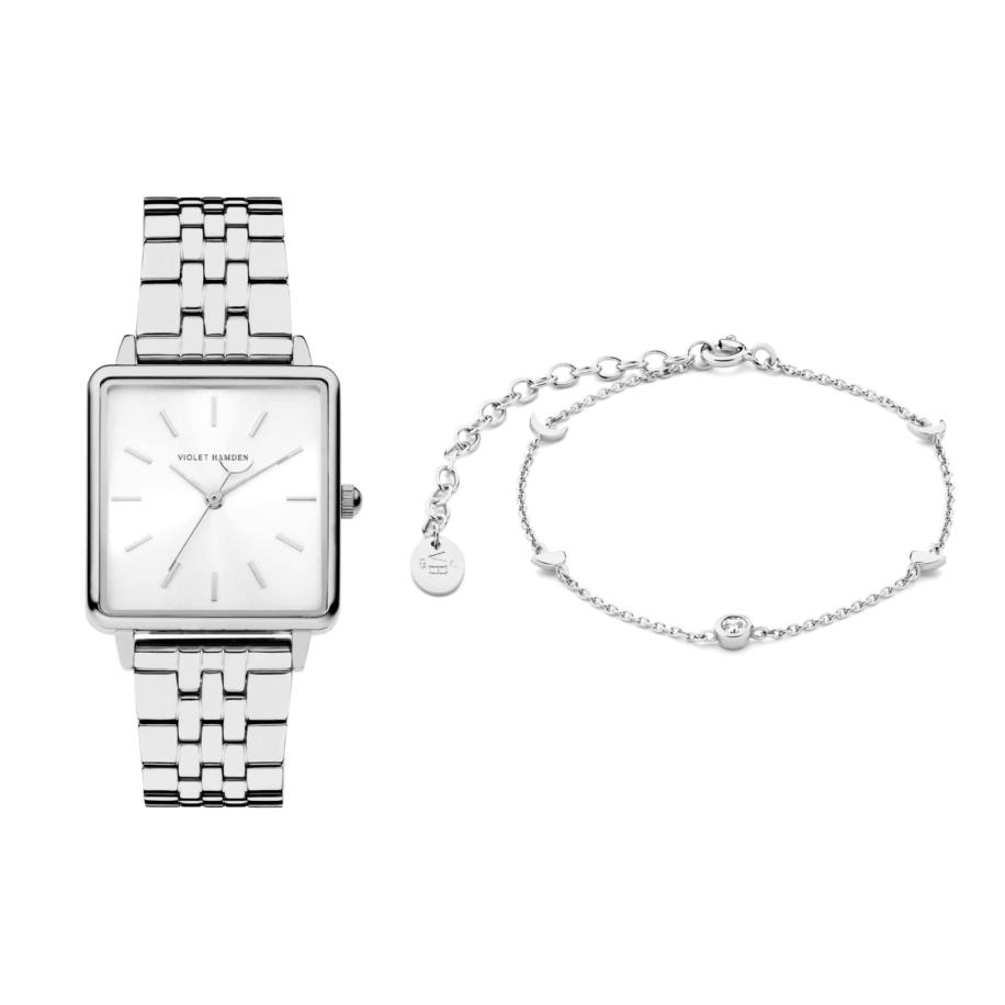 Violet Hamden Analoog horloge zilver Zilver