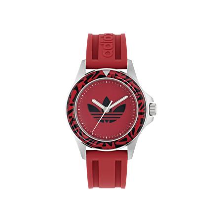 Adidas ADIDAS ORIGINALS Analoog horloge EXPRESSION ONE karmijnrood / zwart / zilver