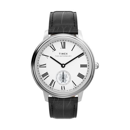 TIMEX Analoog horloge Waterbury Metropolitan zwart / zilver / wit