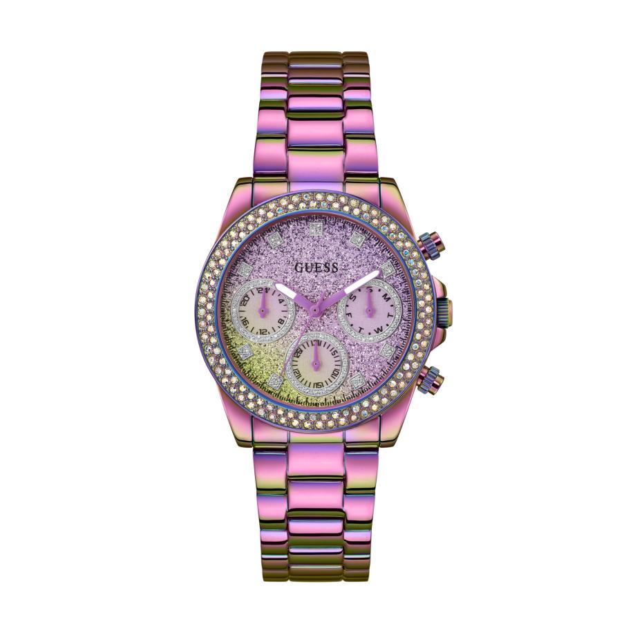 Guess GUESS Analoog horloge Sol pink / purper -