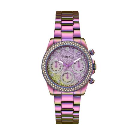 Guess GUESS Analoog horloge Sol pink / purper