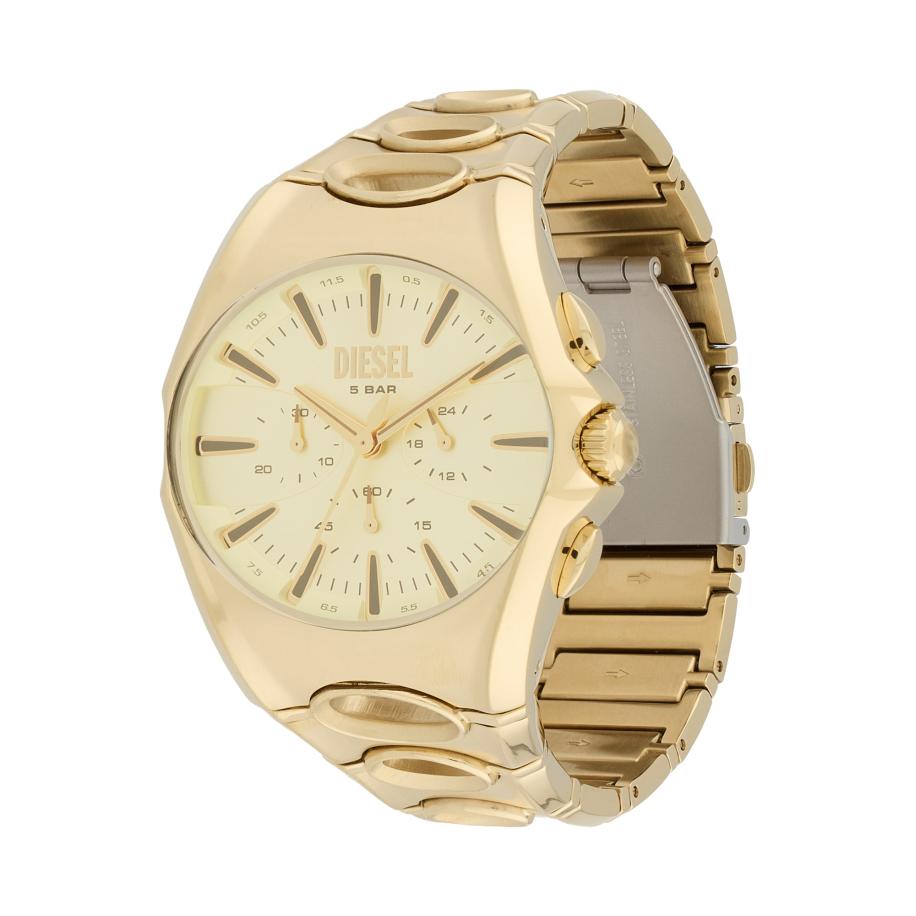 Diesel DIESEL Analoog horloge CURVE goud -