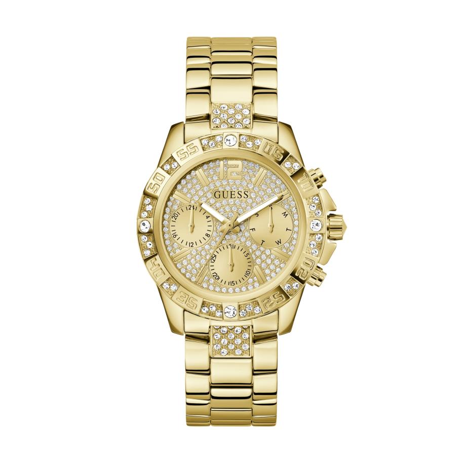 Guess GUESS Analoog horloge Majesty goud -