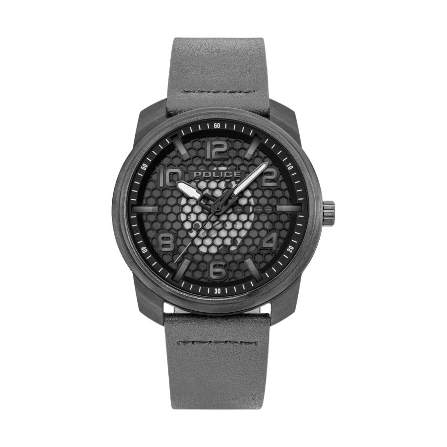 Police POLICE Analoog horloge Protector grijs / zwart -